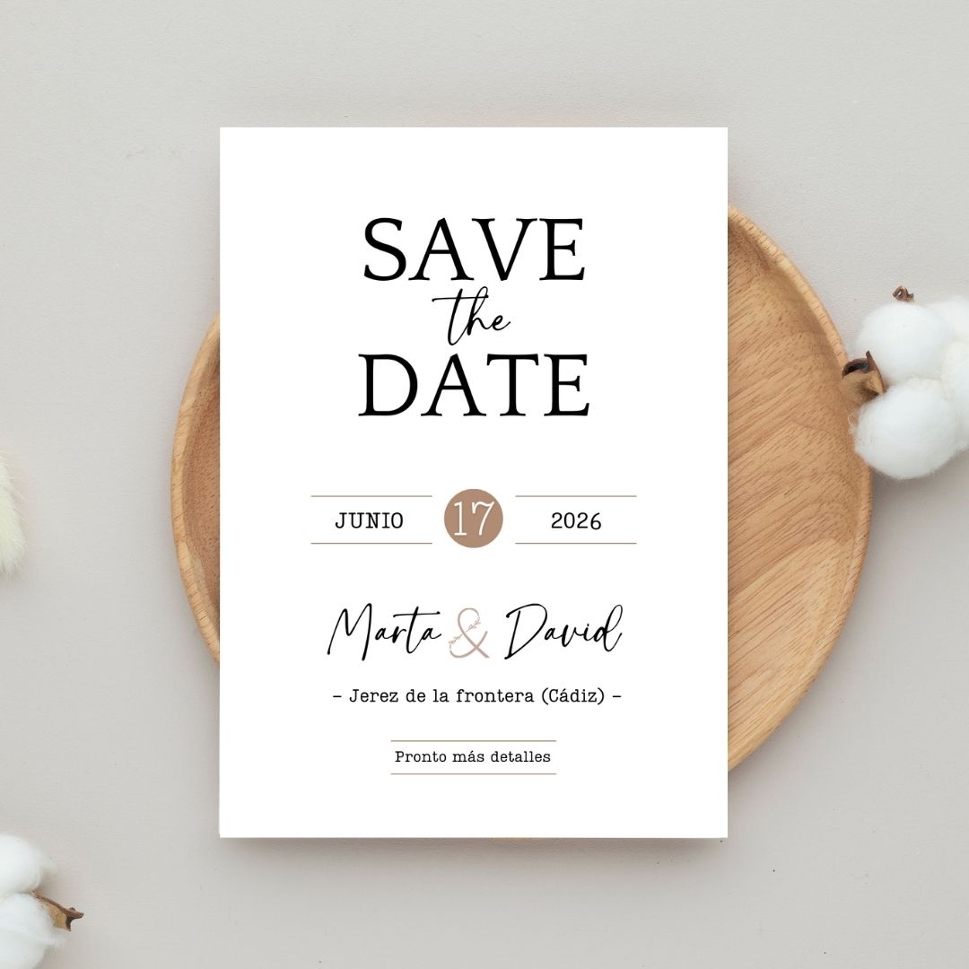 vintage Save The Date